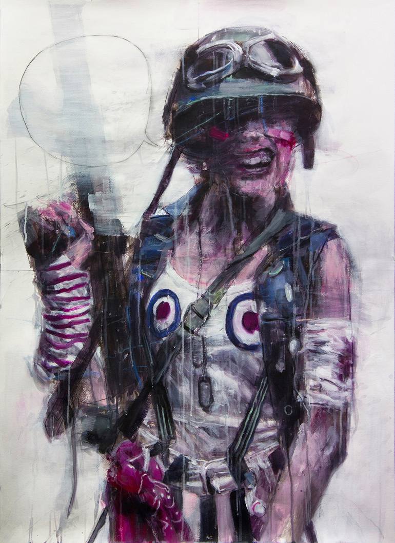Original Expressionism Portrait Paintings by Kim Byungkwan