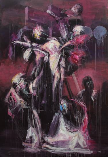 Original Expressionism Religious Paintings by Kim Byungkwan