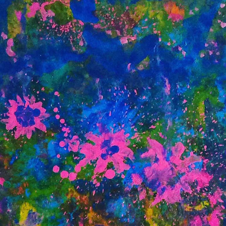 Color Flowers Painting by Mariela Sandoval | Saatchi Art