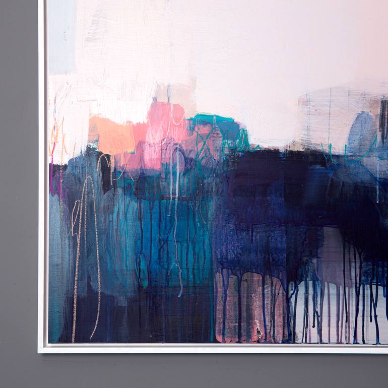Original Abstract Landscape Mixed Media by Michelle Wickland