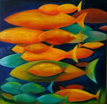 Print of Fine Art Fish Paintings by Anastasia Salo