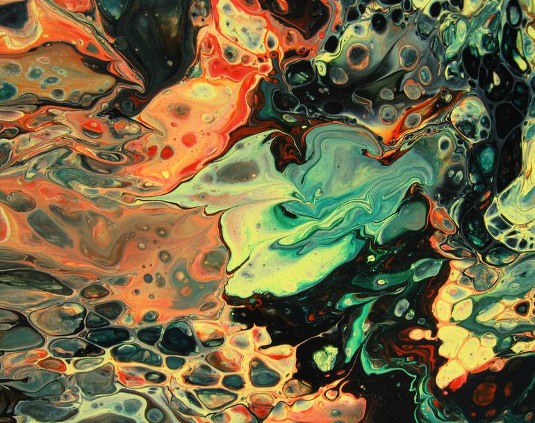 Original Abstract Expressionism Abstract Painting by Stefano Barbaresco
