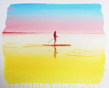 Original Beach Paintings by Jasmin Hilmer