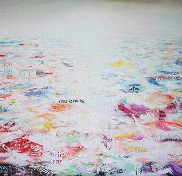 Original Abstract Expressionism Water Paintings by Jasmin Hilmer