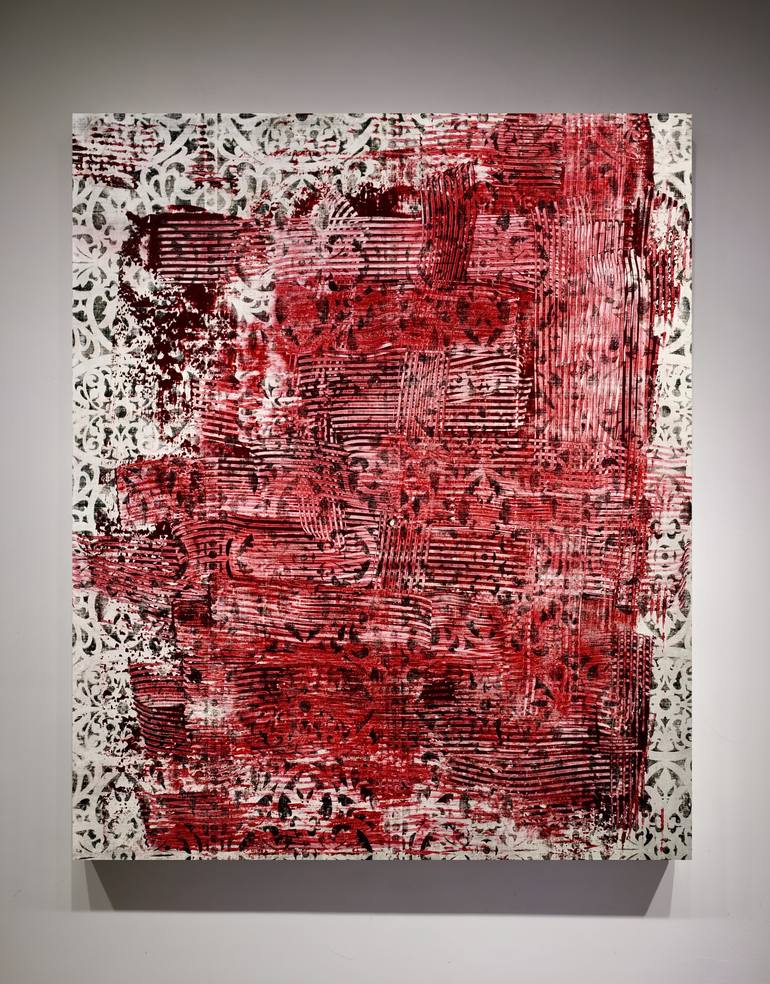 Original Abstract Expressionism Abstract Painting by Luca Brandi