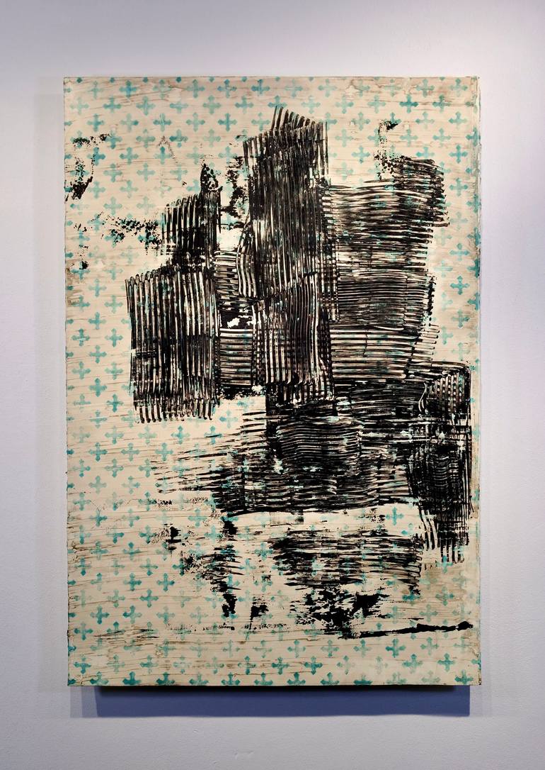 Original Abstract Expressionism Abstract Painting by Luca Brandi