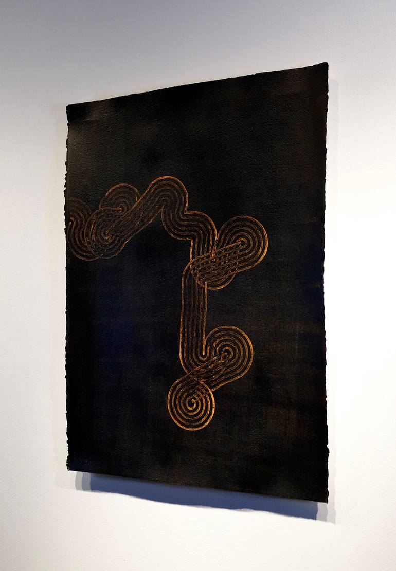 Original Abstract Expressionism Abstract Painting by Luca Brandi