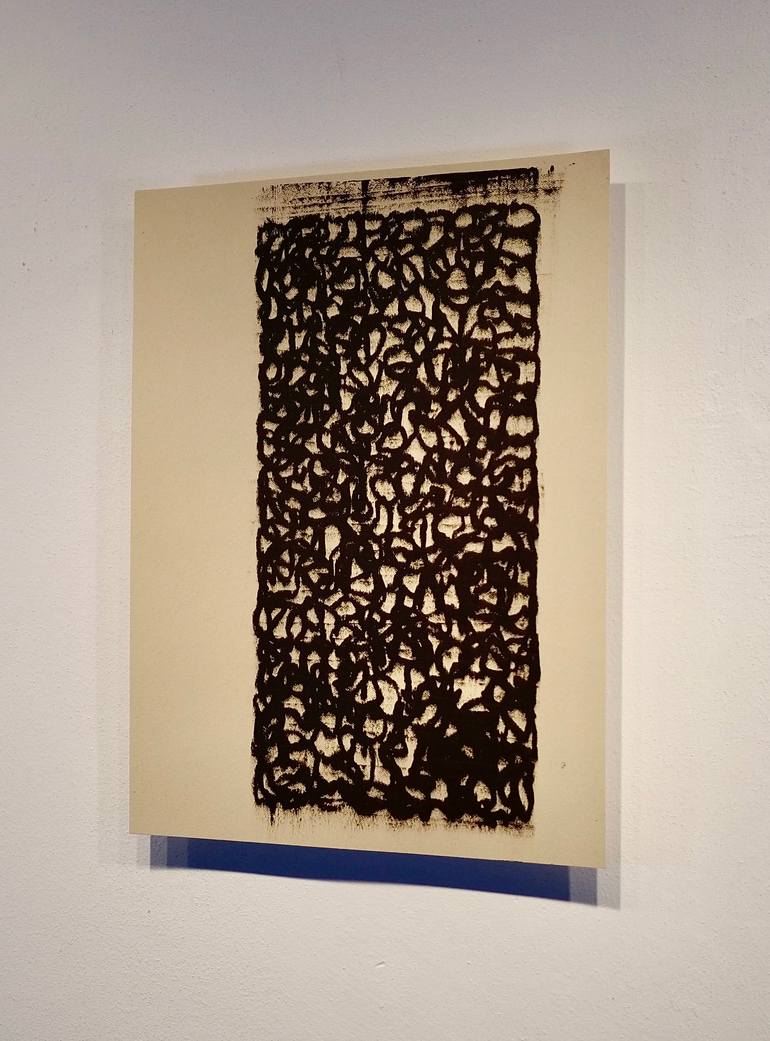 Original Abstract Expressionism Abstract Painting by Luca Brandi