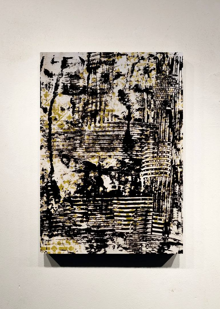 Original Abstract Expressionism Abstract Painting by Luca Brandi