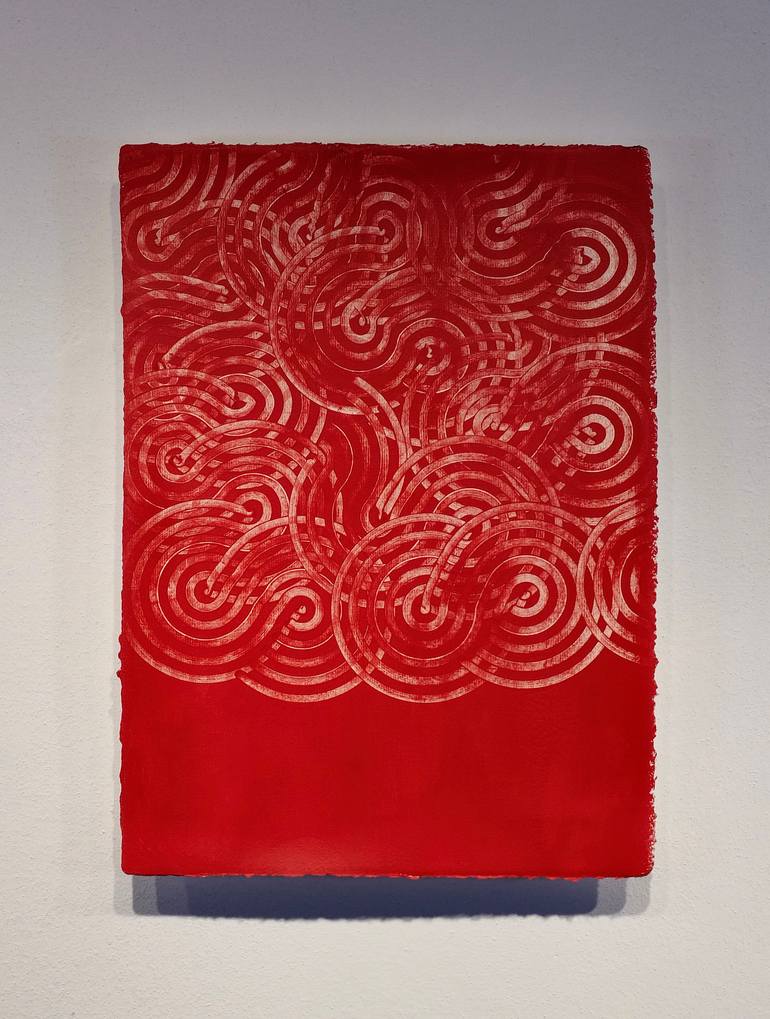 Original Abstract Expressionism Abstract Painting by Luca Brandi