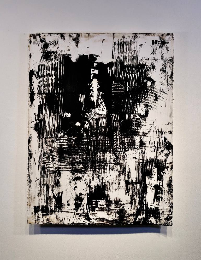 Original Abstract Expressionism Abstract Painting by Luca Brandi