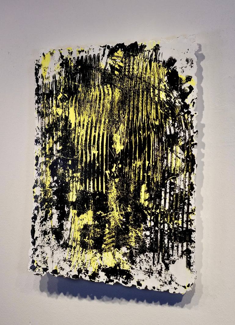 Original Abstract Expressionism Abstract Painting by Luca Brandi