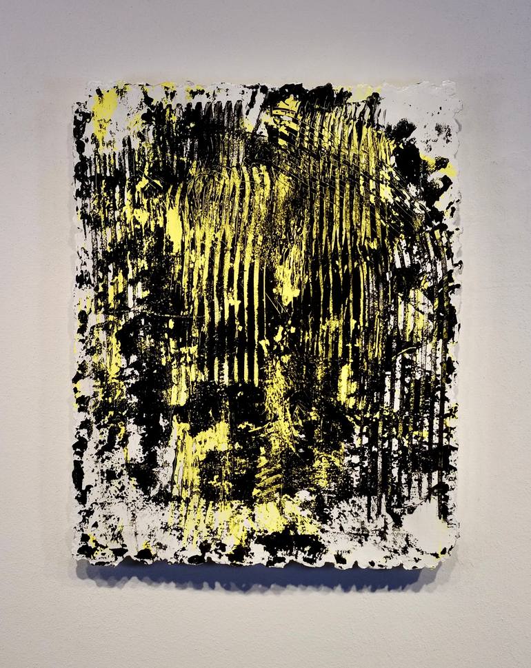 Original Abstract Expressionism Abstract Painting by Luca Brandi