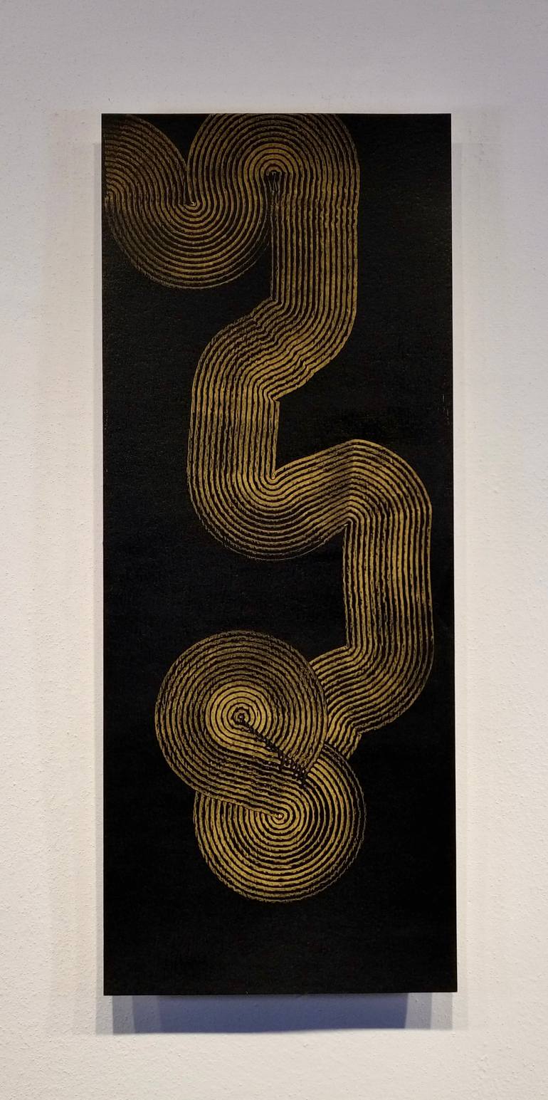 Original Abstract Expressionism Abstract Painting by Luca Brandi