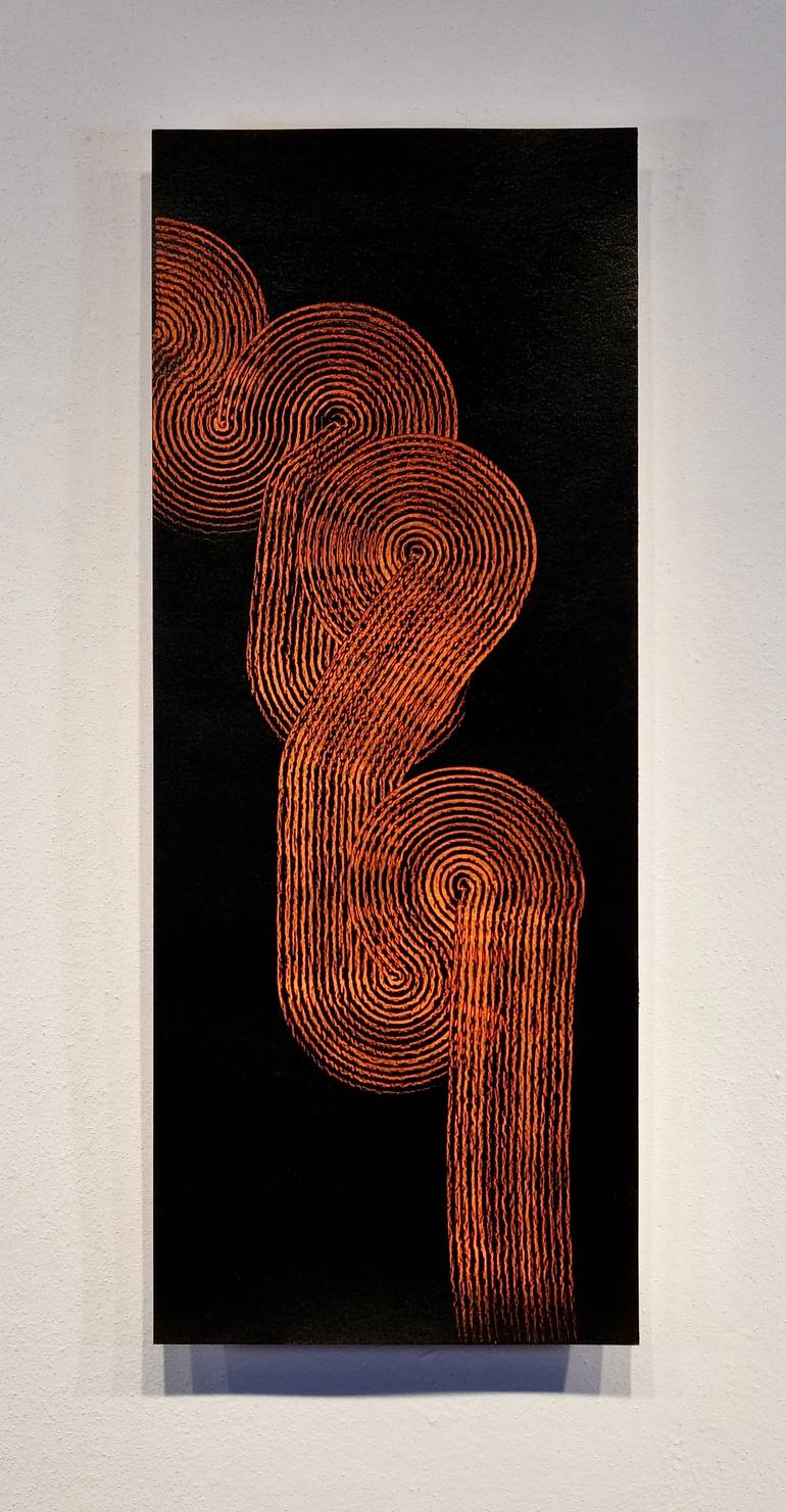 Original Abstract Expressionism Abstract Painting by Luca Brandi