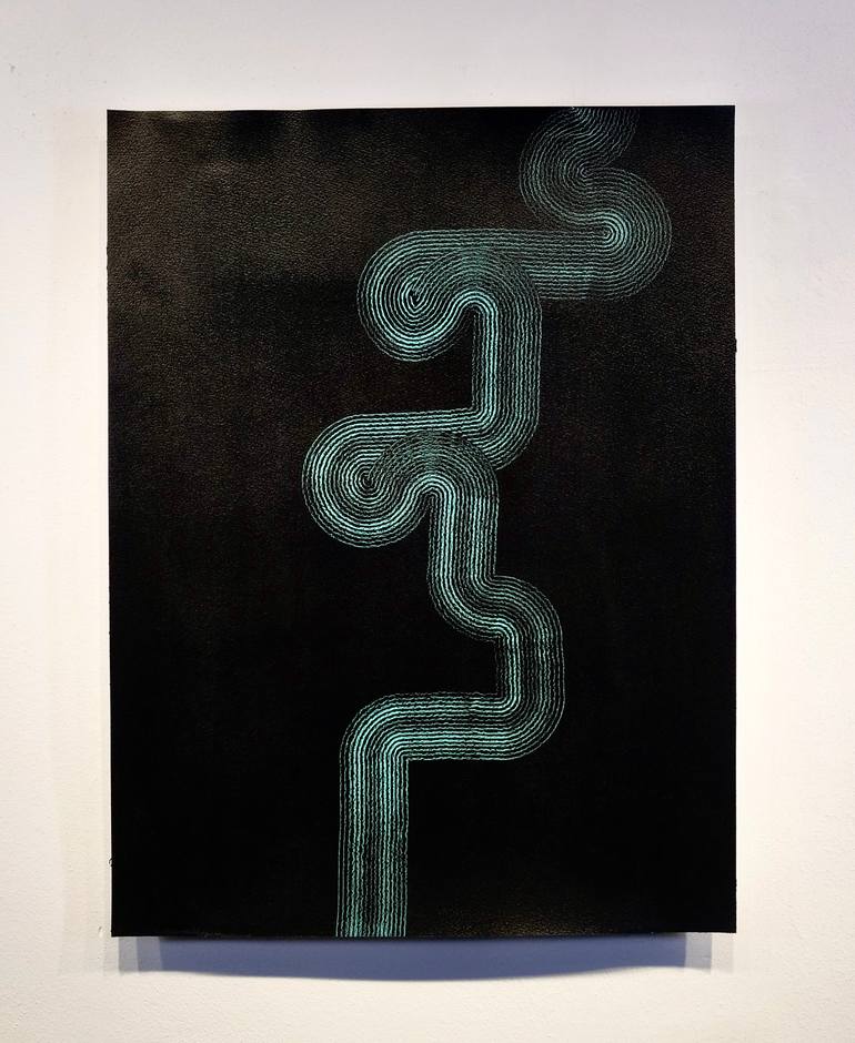 Original Minimalism Abstract Painting by Luca Brandi
