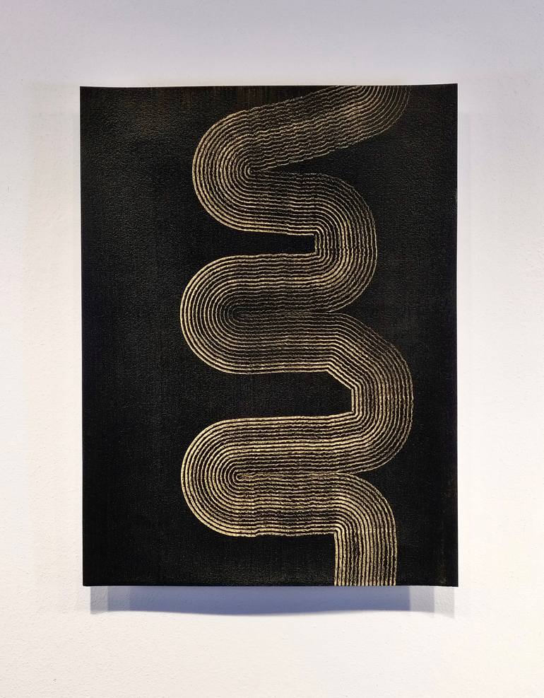 Original Minimalism Abstract Painting by Luca Brandi