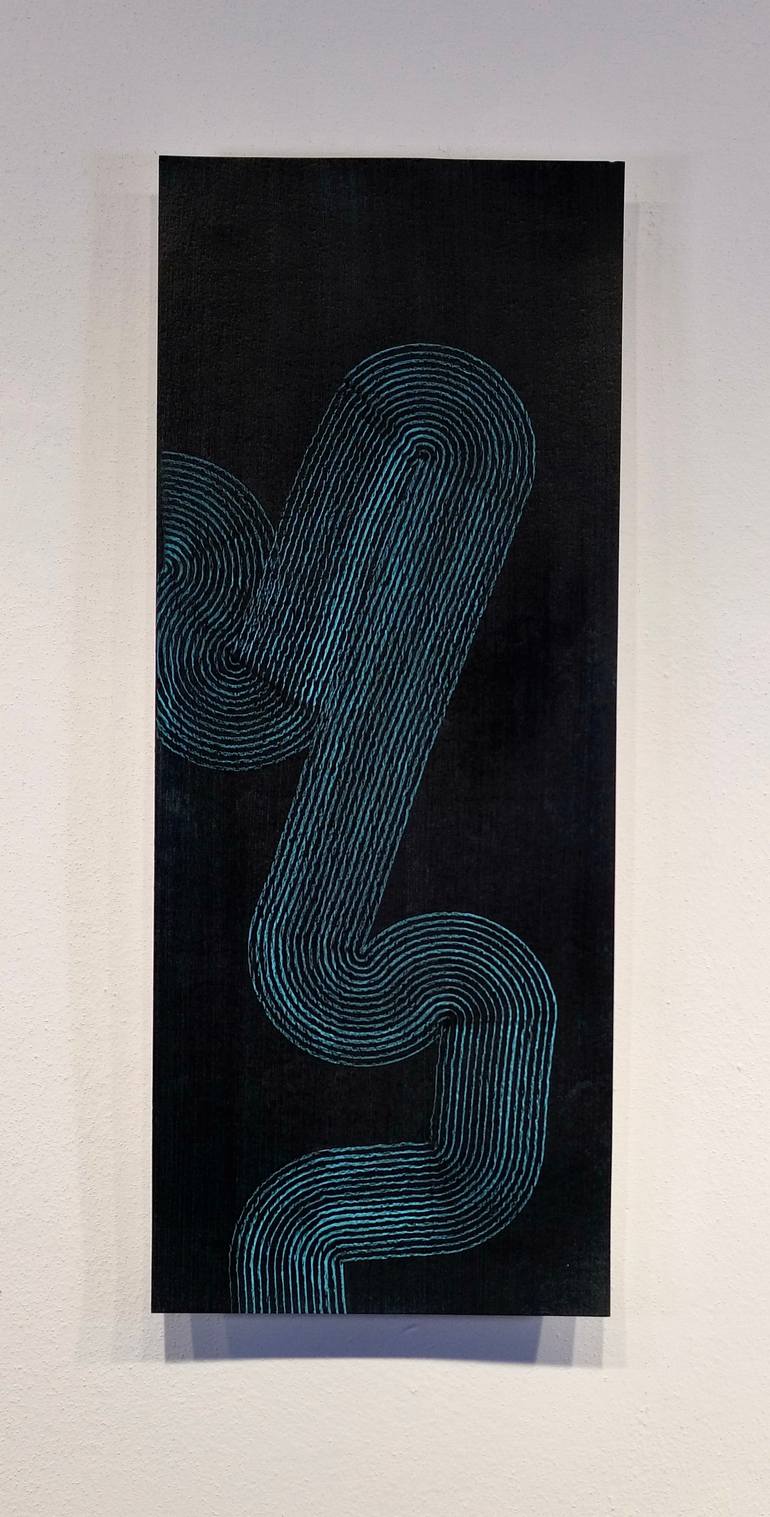 Original Abstract Expressionism Abstract Painting by Luca Brandi