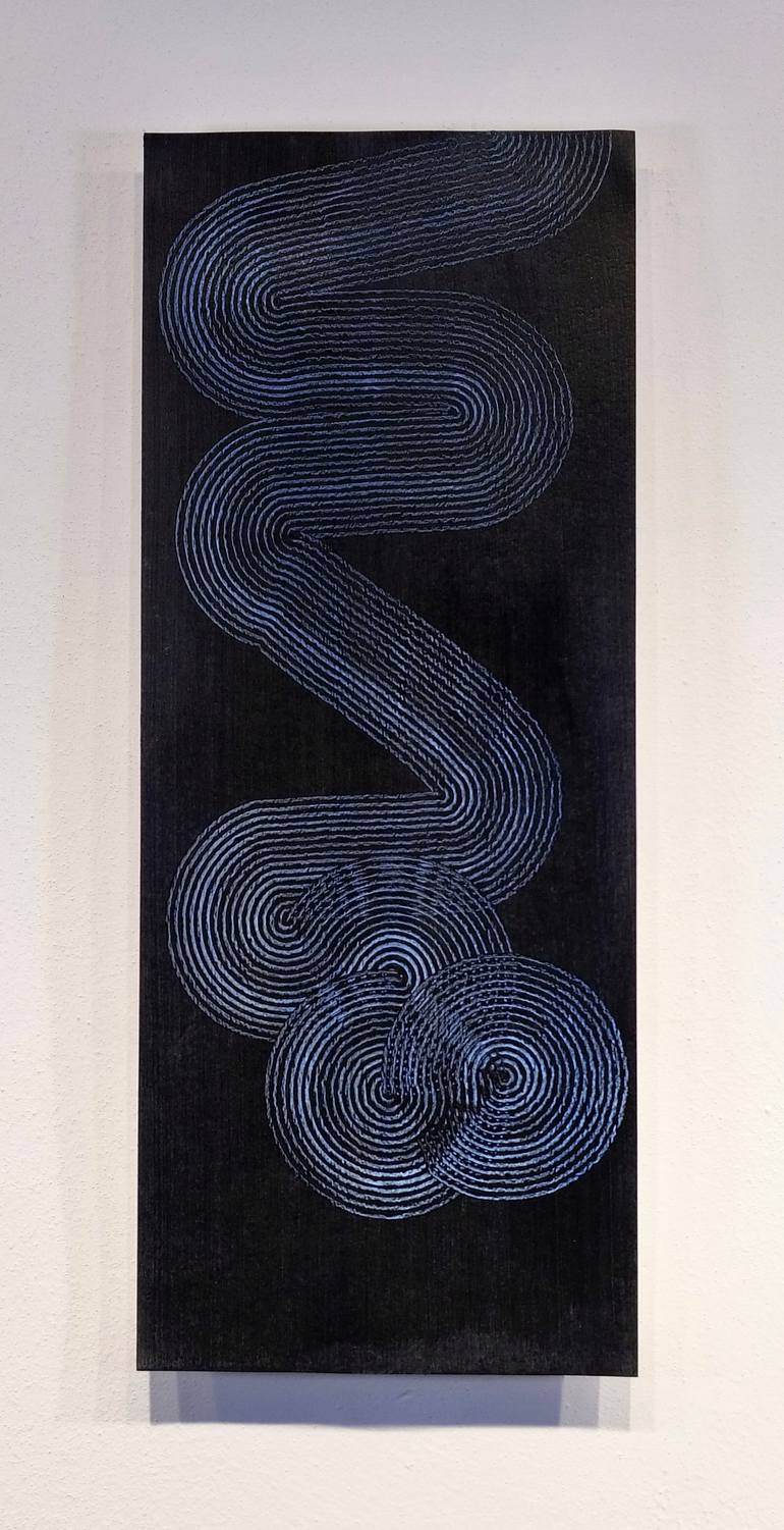 Original Abstract Expressionism Abstract Painting by Luca Brandi