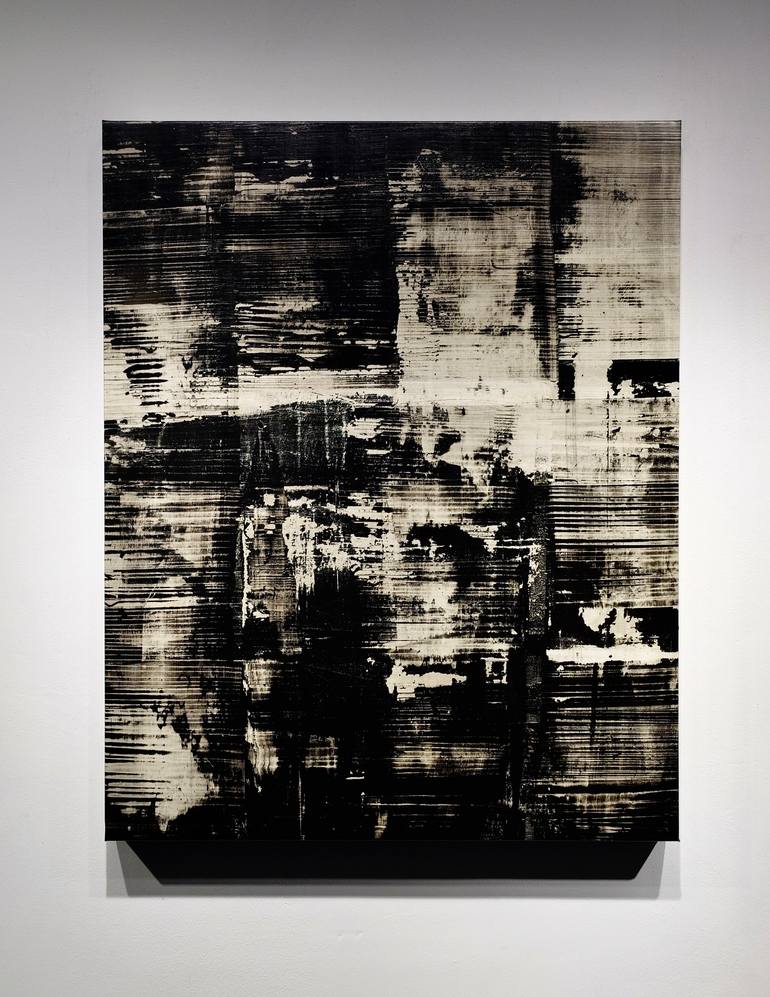 Original Abstract Expressionism Abstract Painting by Luca Brandi