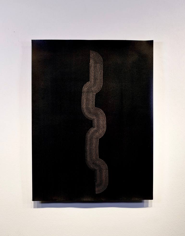 Original Minimalism Abstract Painting by Luca Brandi