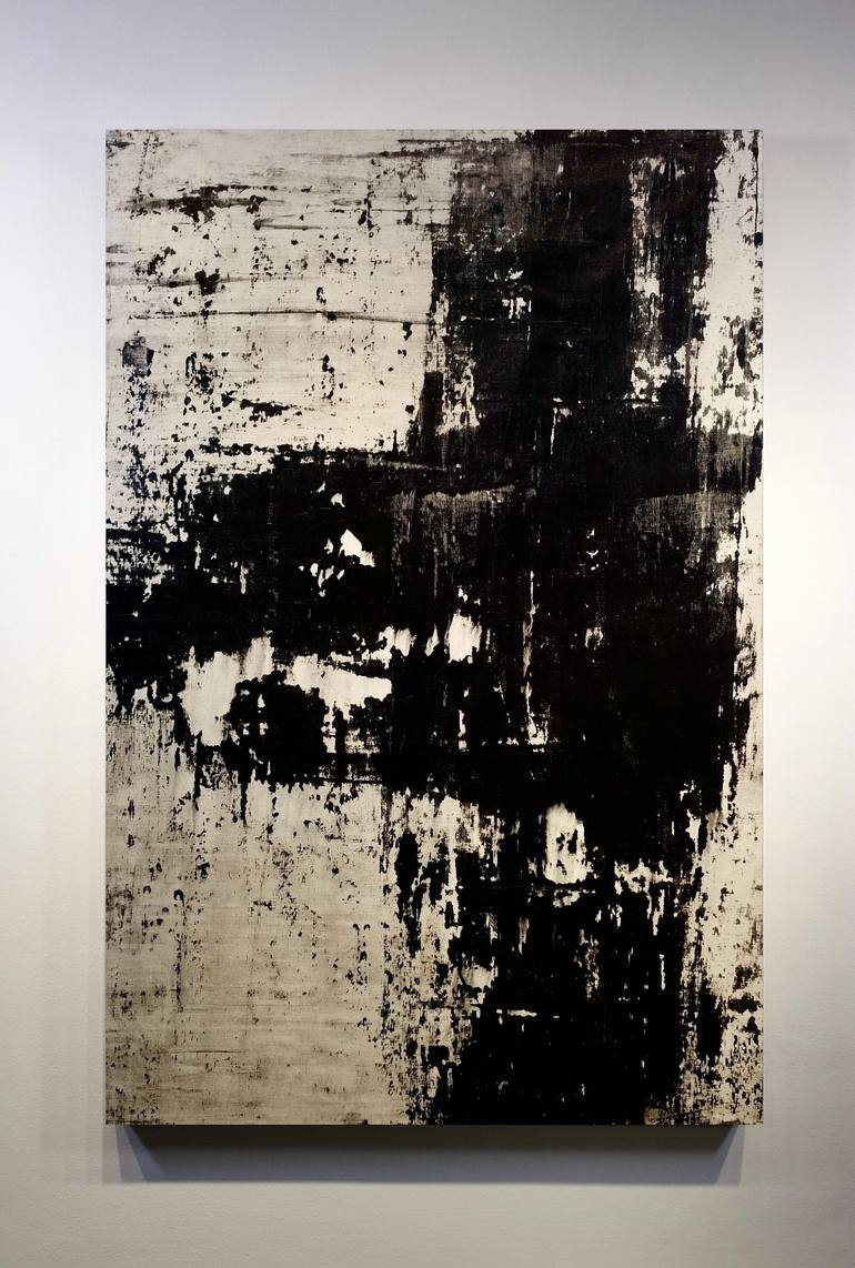 Original Abstract Expressionism Abstract Painting by Luca Brandi
