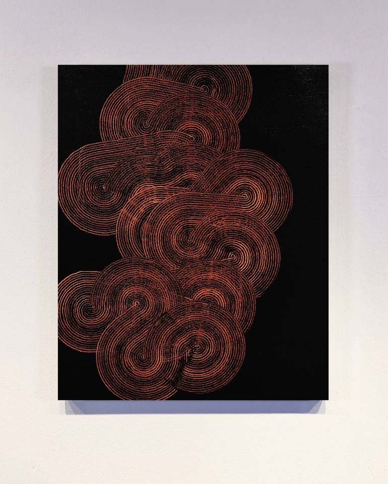 Original Abstract Expressionism Abstract Painting by Luca Brandi