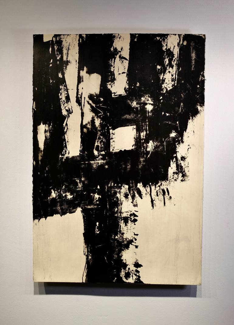 Original Abstract Expressionism Abstract Painting by Luca Brandi