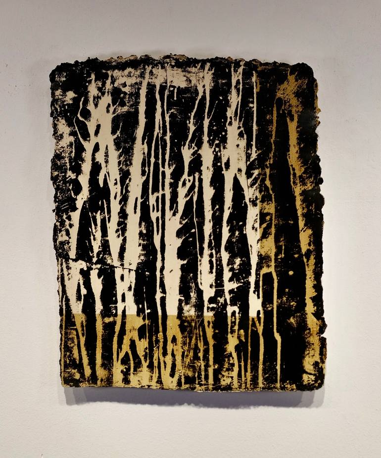 Original Abstract Expressionism Abstract Painting by Luca Brandi