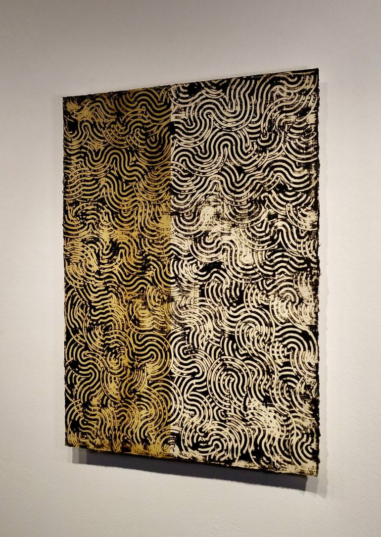 Original Abstract Expressionism Abstract Painting by Luca Brandi