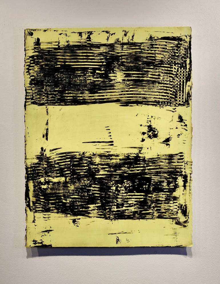 Original Abstract Expressionism Abstract Painting by Luca Brandi
