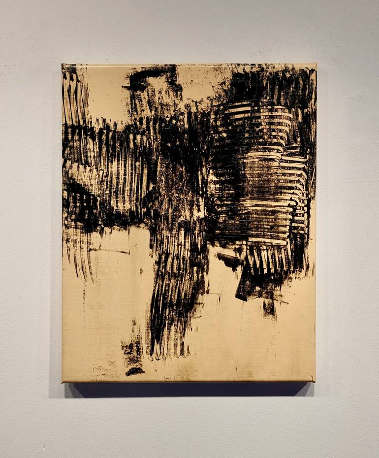 Original Abstract Expressionism Abstract Painting by Luca Brandi