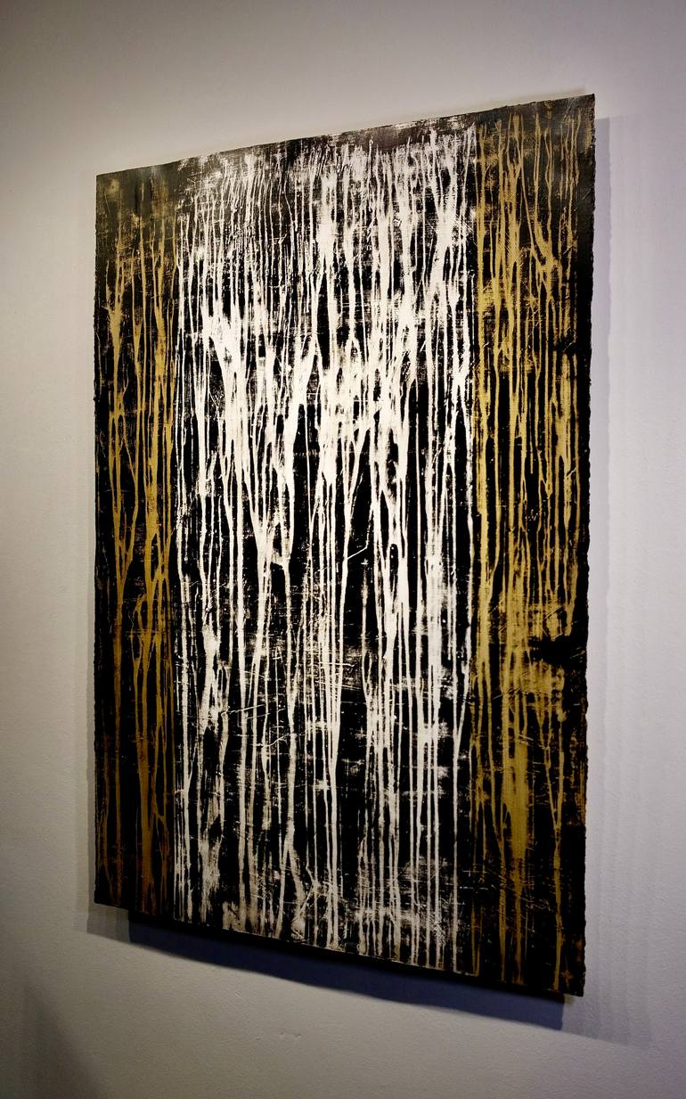 Original Abstract Expressionism Abstract Painting by Luca Brandi