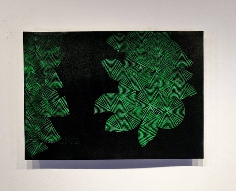 Original Abstract Expressionism Abstract Painting by Luca Brandi