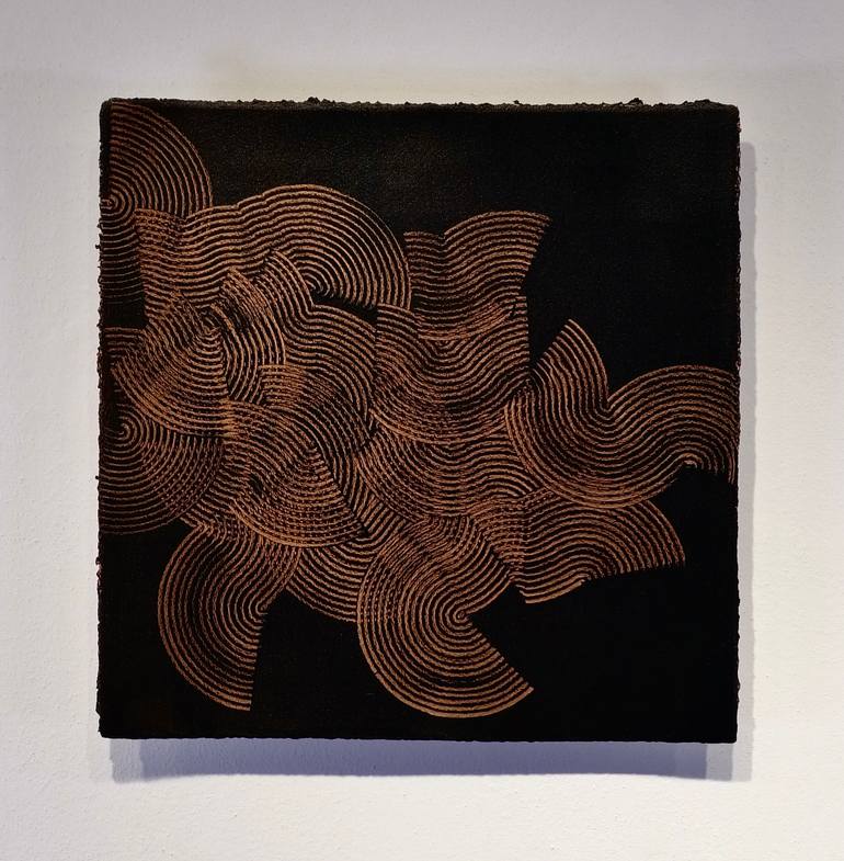 Original Abstract Expressionism Abstract Painting by Luca Brandi