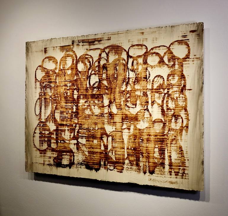 Original Abstract Expressionism Abstract Painting by Luca Brandi