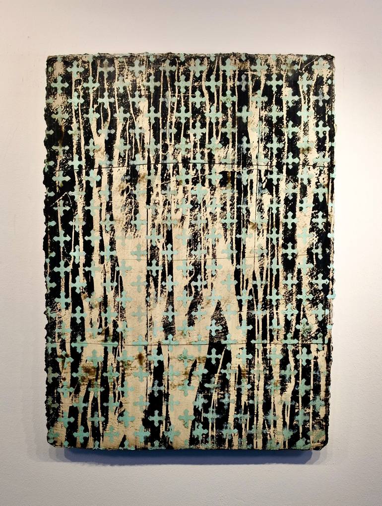 Original Abstract Expressionism Abstract Painting by Luca Brandi