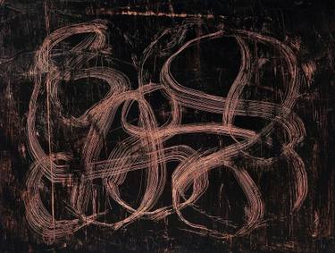 Original Abstract Expressionism Abstract Painting by Luca Brandi