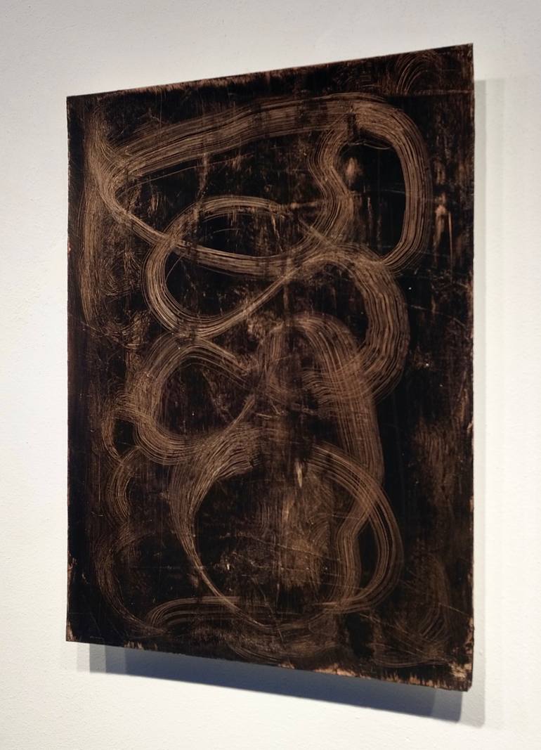 Original Abstract Expressionism Abstract Painting by Luca Brandi