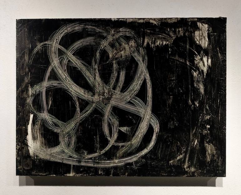 Original Abstract Expressionism Abstract Painting by Luca Brandi