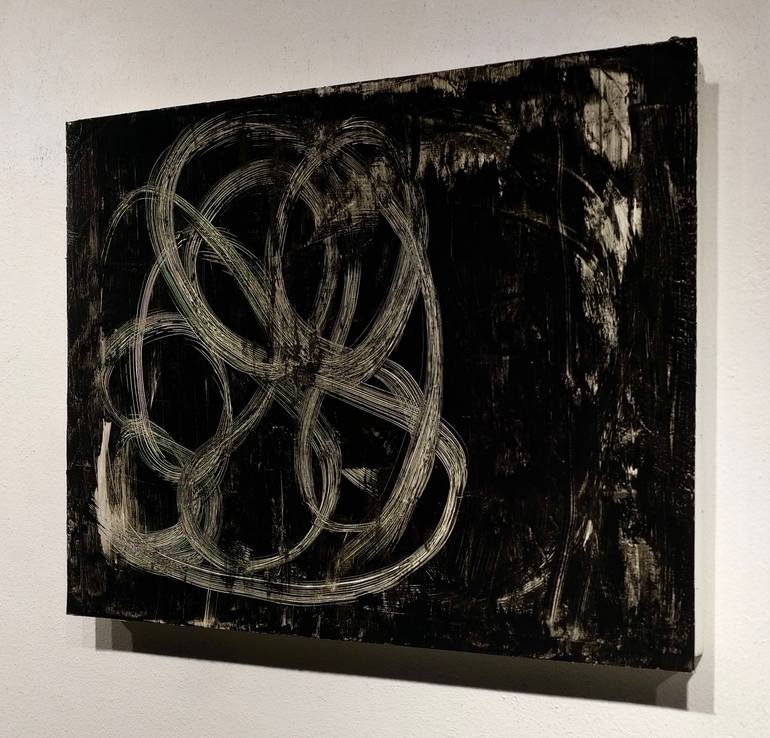 Original Abstract Expressionism Abstract Painting by Luca Brandi