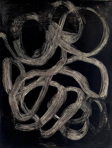 Original Abstract Expressionism Abstract Painting by Luca Brandi