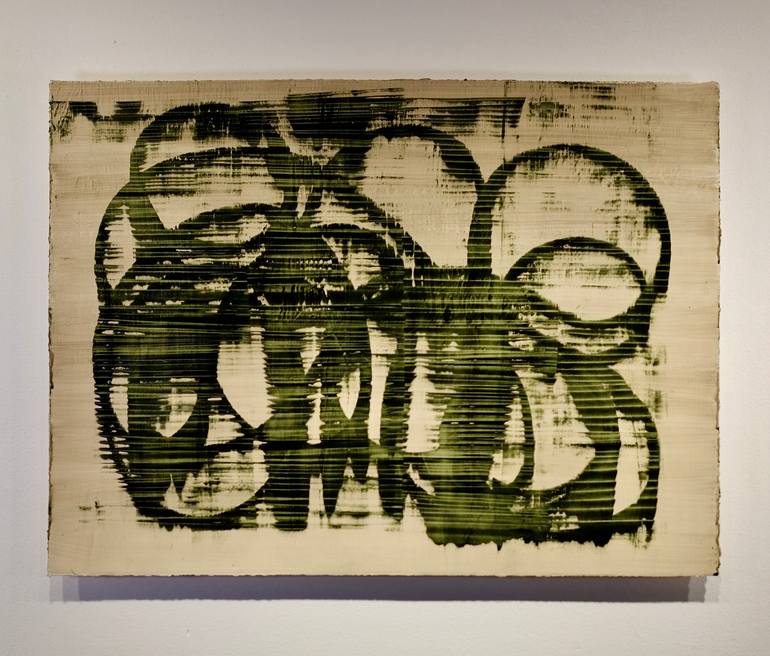 Original Abstract Expressionism Abstract Painting by Luca Brandi