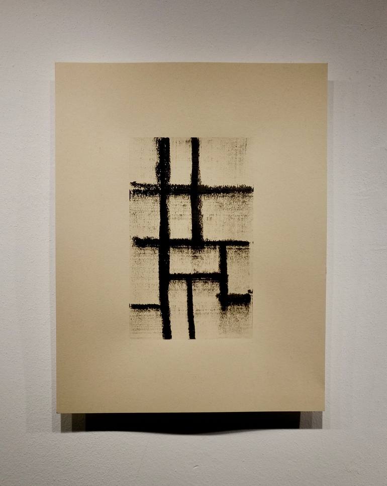 Original Abstract Expressionism Abstract Painting by Luca Brandi