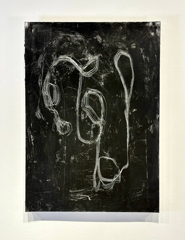 Original Abstract Expressionism Abstract Painting by Luca Brandi