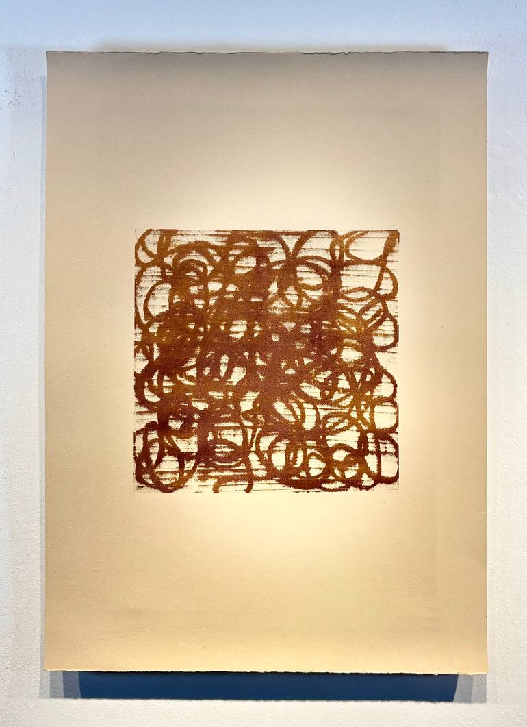 Original Abstract Expressionism Abstract Painting by Luca Brandi