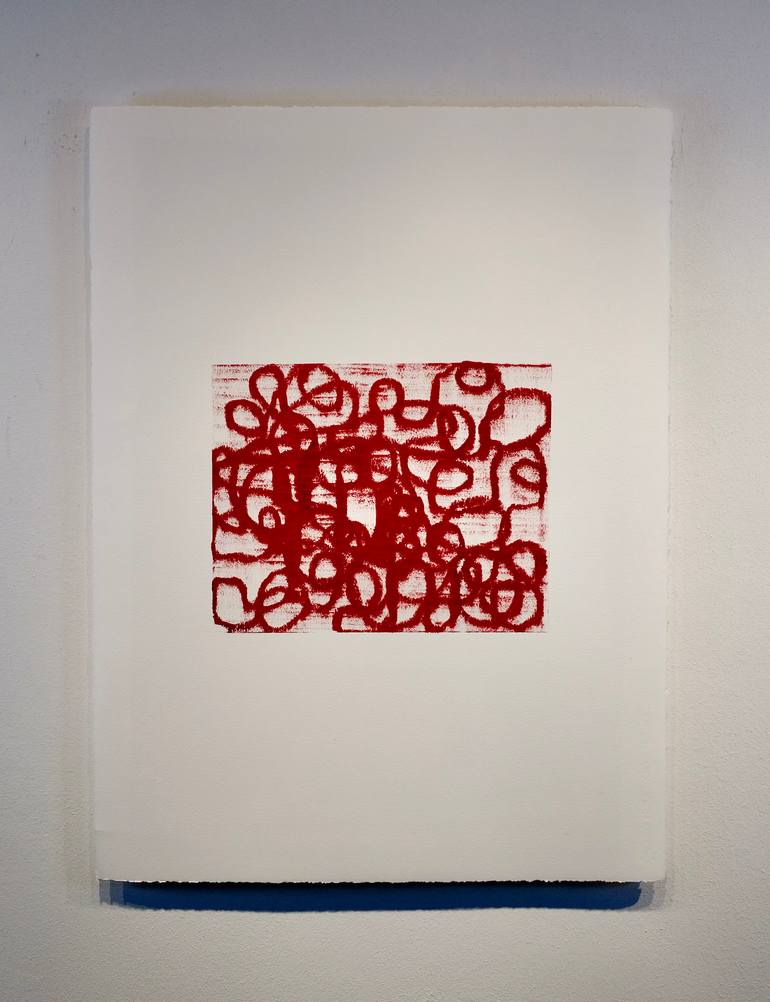 Original Abstract Expressionism Abstract Painting by Luca Brandi