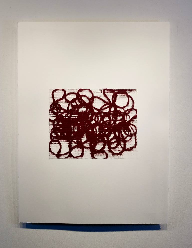 Original Abstract Expressionism Abstract Painting by Luca Brandi