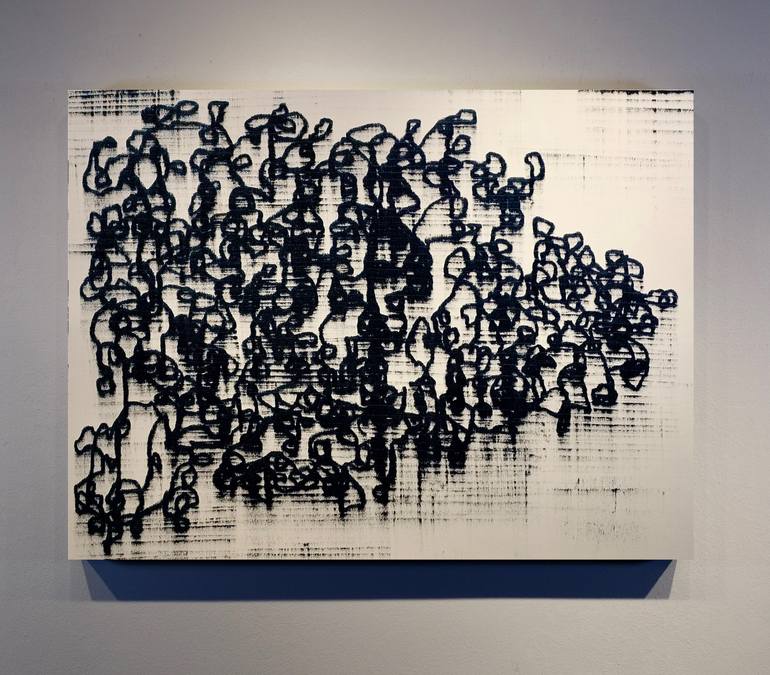 Original Abstract Expressionism Abstract Painting by Luca Brandi