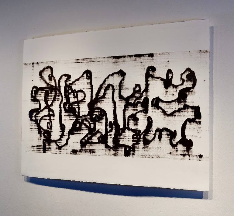 Original Abstract Expressionism Abstract Painting by Luca Brandi